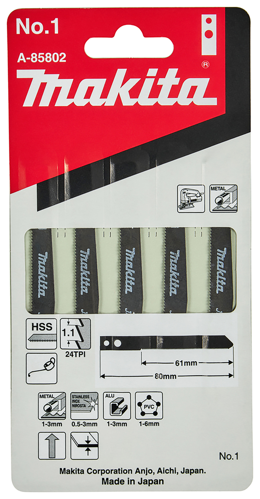 Jig saw blade No.1