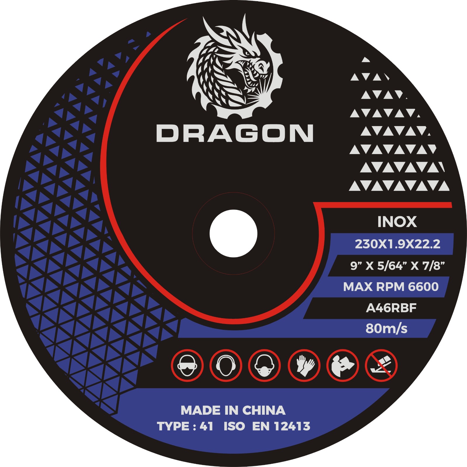 Thin Cutting Disc 9" Inox– 1.9mm