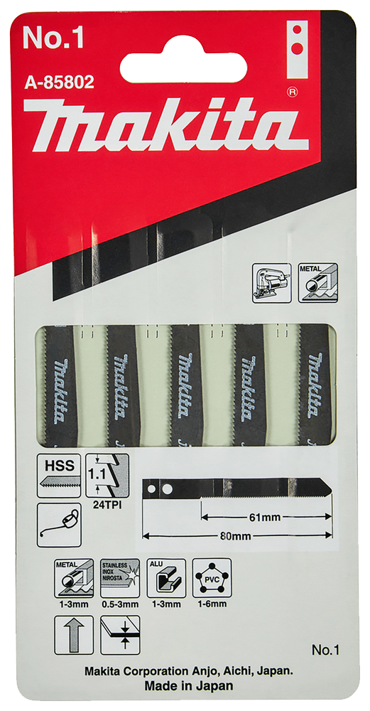Jig saw blade No.1