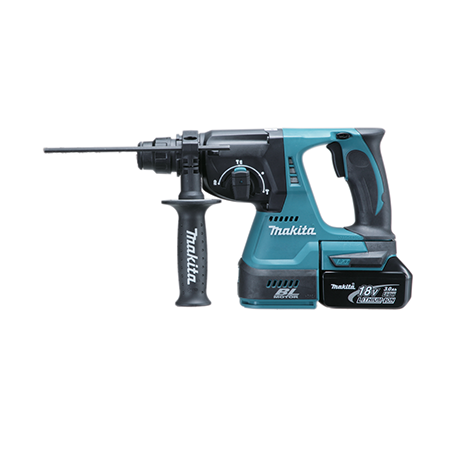 Makita DHR242Z 18V LXT Cordless SDS-Plus Rotary Hammer (1 Battery + Charger)