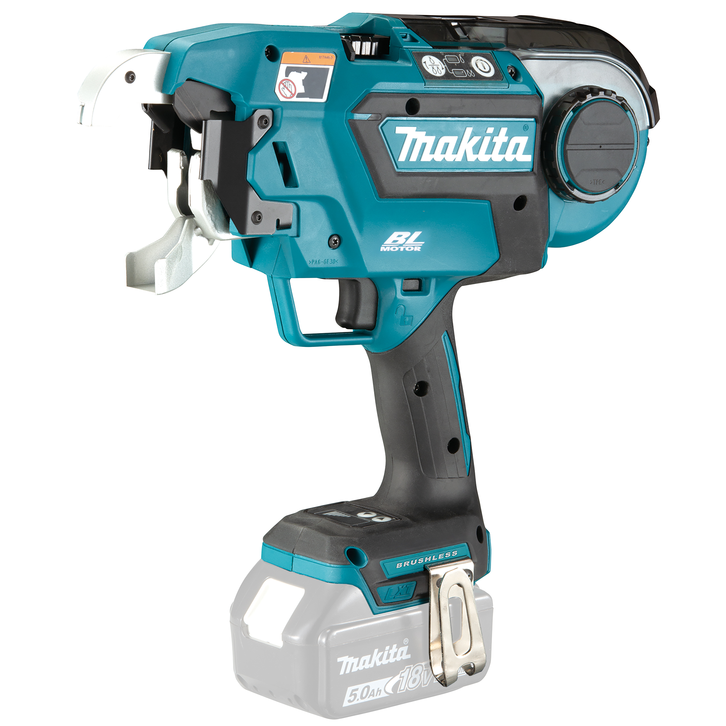 Makita DTR181ZJ 18V LXT Cordless Rebar Tying Tool (1 Battery + Charger)