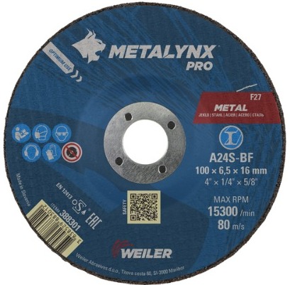 Metal Grinding Disc 5" (125 × 6 × 22 mm)