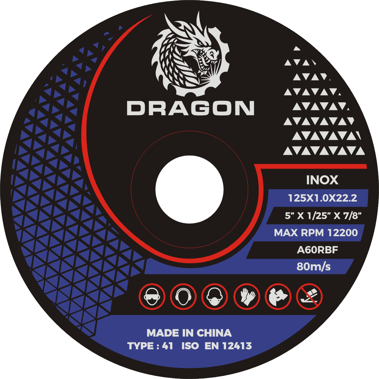 Thin Cutting Disc 5" Inox - 1mm